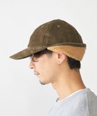 【シップス フォー ウィメン/SHIPS】の【WEB限定】SHIPS ワンポイント ロゴ 刺繍 コーデュロイ ボア オーバーフィット キャップ オリーブ|ID: prp329100004757412 ipo3291000000034551621