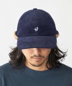 【シップス フォー ウィメン/SHIPS】の【WEB限定】SHIPS ワンポイント ロゴ 刺繍 コーデュロイ ボア オーバーフィット キャップ ネイビー|ID: prp329100004757412 ipo3291000000034551622