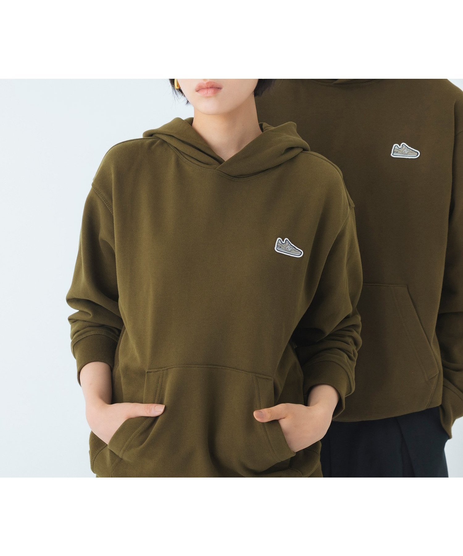 【ニューバランス/new balance】の574 シューパッチフーディ 人気、トレンドファッション・服の通販 founy(ファニー) 　ファッション　Fashion　レディースファッション　Fashion for Women　パッチ　Patch, Appliqué　 other-1|ID: prp329100004757621 ipo3291000000034613730