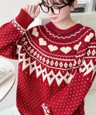 【モーメントプラス/moment+ / MEN】の5G ハート柄求心ジャガードニットプルオーバー 人気、トレンドファッション・服の通販 founy(ファニー) ファッション Fashion メンズファッション Fashion for Men トップス・カットソー Cut & Sew Tops ニット・セーター / 定番トップス Knit Tops & Sweaters アクリル Acrylic Material カットソー Cut and Sewn Top シルバー Silver, Metallic Silver シンプル Simple, Minimal デニム Denim, Jeans Material トレンド Trend, Trending Now 定番 Standard, Basic Item バランス Balance, Style Balance ベーシック Basic, Essential ボトム Bottoms, Lower Wear リラックス Relax, Relaxed Fit ロング Long, Long-Length 再入荷 Restock / Back in Stock プチプライス・低価格 Affordable / Budget Price おすすめ Recommended / Our Picks thumbnail レッド|ID: prp329100004757650 ipo3291000000034449017