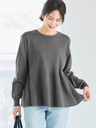 【コカ/COCA】のバックパールフレアニット 人気、トレンドファッション・服の通販 founy(ファニー) ファッション Fashion レディースファッション Fashion for Women トップス・カットソー Cut & Sew Tops ニット Knit Tops & Sweaters シンプル Simple, Minimal スラックス Slacks, Dress Pants ダウン Down, Puffer デニム Denim, Jeans Material 長袖 Long Sleeve, Full Sleeve パール Pearl, Pearl Accent フレア Flare, Flared フロント Front, Front Design ポケット Pocket, Pocket Detail 無地 Plain, Solid Color リブニット Rib Knit, Ribbed Knit エレガント 上品 Elegant ビジネス 仕事 通勤 Business / Work / Commuting 2025年 2025 2025-2026秋冬・A/W Autumn/Winter 2025–26 AW25–26 thumbnail Charcoal|ID: prp329100004757654 ipo3291000000034531284