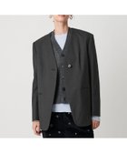 【ビューティ&ユース ユナイテッドアローズ/BEAUTY&YOUTH / UNITED ARROWS】のポリエステルレーヨン ノーカラー1ボタンジャケット 人気、トレンドファッション・服の通販 founy(ファニー) ファッション Fashion レディースファッション Fashion for Women アウター Coat / Outerwear Collection レディースジャケット・軽アウター Jackets 秋 Autumn ジャケット Jacket, Outerwear センター Center, Center Line ボトム Bottoms, Lower Wear おすすめ Recommended / Our Picks thumbnail DK.GRAY|ID: prp329100004758140 ipo3291000000034507631