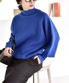 【シップス フォー ウィメン/SHIPS】のquaranciel 洗濯機可能 タートルネック ラグラン ロングリブ ニット プルオーバー ブルー|ID: prp329100004758143 ipo3291000000034788943