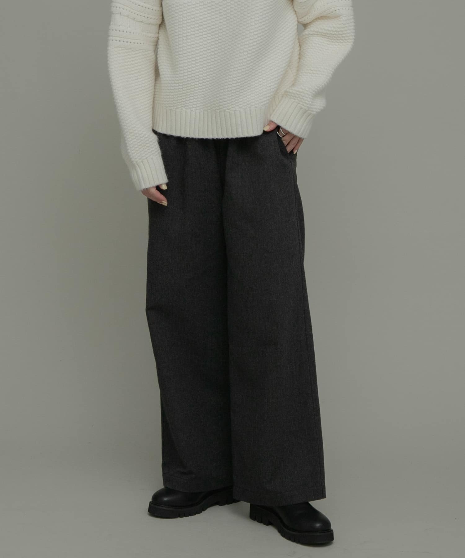 【サニーレーベル/Sonny Label / URBAN RESEARCH】の『WEB限定』ツイードイージーパンツ 人気、トレンドファッション・服の通販 founy(ファニー) ファッション Fashion レディースファッション Fashion for Women パンツ Pants & Trousers 2025年 2025 2025-2026秋冬・A/W Autumn/Winter 2025–26 AW25–26 冬 Winter / This Winter ストレート Straight, Straight Cut ツイード Twill, Twill Weave モノトーン Monotone, Black and White A/W・秋冬 Autumn/Winter other-1|ID: prp329100004758181 ipo3291000000034576864