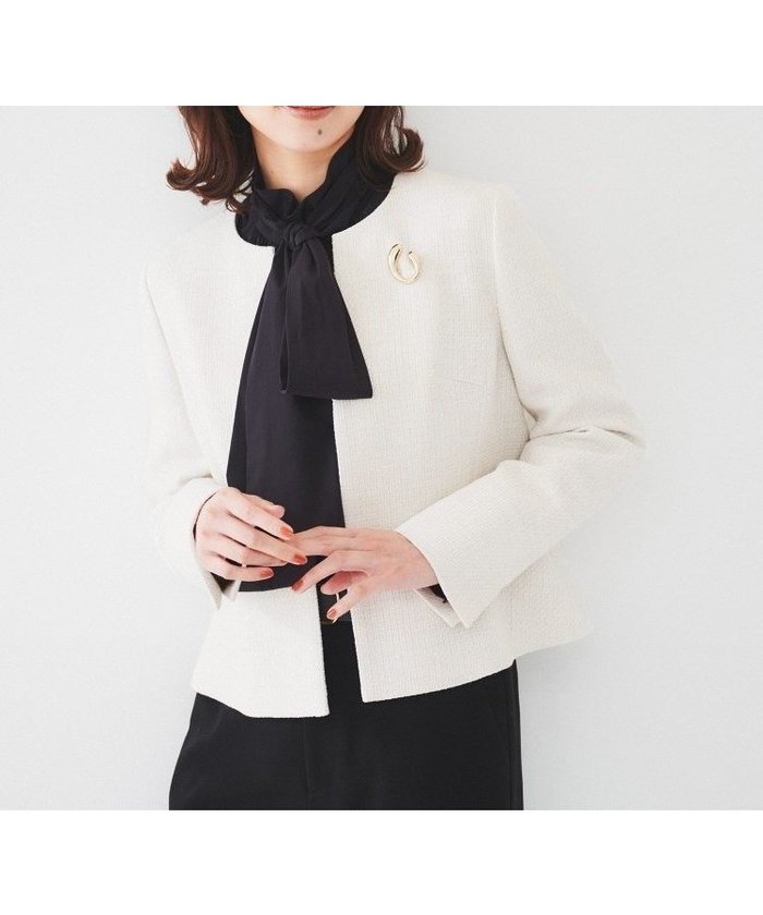 【アンタイトル/UNTITLED】の【通勤】ツイード ペプラムジャケット インテリア・キッズ・メンズ・レディースファッション・服の通販 founy(ファニー) https://founy.com/ ファッション Fashion レディースファッション Fashion for Women アウター Coat / Outerwear Collection レディースジャケット・軽アウター Jackets シンプル Simple, Minimal ジャケット Jacket, Outerwear スマート Smart, Elegant ツイード Twill, Twill Weave フレア Flare, Flared プリーツ Pleats, Pleated ペプラム Peplum, Flared Hem ポケット Pocket, Pocket Detail 無地 Plain, Solid Color おすすめ Recommended / Our Picks セレモニー Ceremony ビジネス 仕事 通勤 Business / Work / Commuting |ID: prp329100004758185 ipo3291000000034606974
