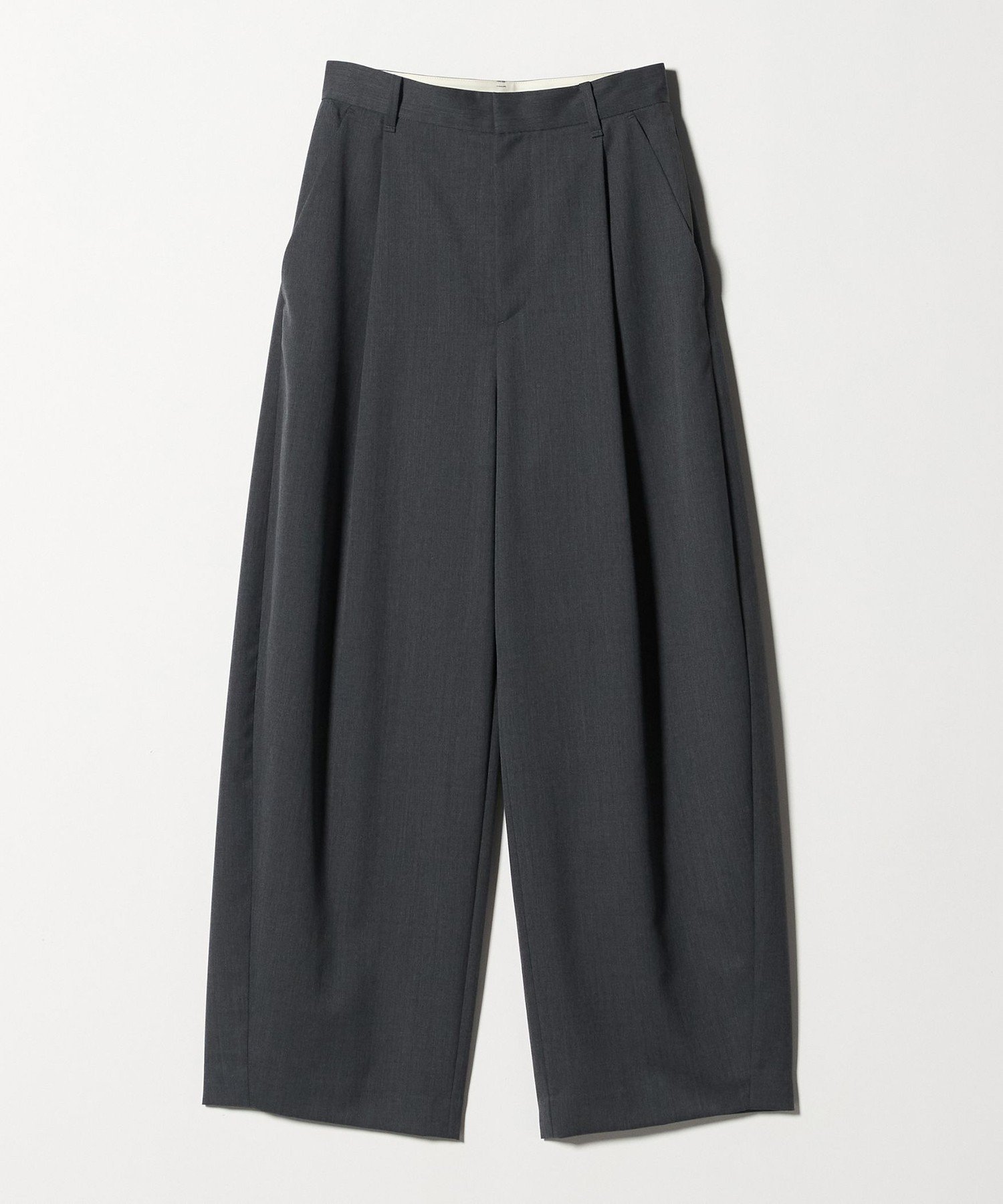 【ビューティ&ユース ユナイテッドアローズ/BEAUTY&YOUTH / UNITED ARROWS】の毛ポリエステル カーブパンツ ウォッシャブル 人気、トレンドファッション・服の通販 founy(ファニー) 　ファッション　Fashion　レディースファッション　Fashion for Women　パンツ　Pants & Trousers　ウォッシャブル　Machine Washable　コンパクト　Compact, Small Size　ジャケット　Jacket, Outerwear　ストライプ　Stripe, Striped Pattern　スラックス　Slacks, Dress Pants　トレンド　Trend, Trending Now　ドレープ　Drape, Draping Fabric　バランス　Balance, Style Balance　プリント　Print, Printed Pattern　マニッシュ　Mannish, Boyish　ミックス　Mix, Mixed Style　ワイド　Wide, Wide Fit　冬　Winter / This Winter　おすすめ　Recommended / Our Picks　 other-1|ID: prp329100004758189 ipo3291000000034528298