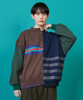 【フラボア/FRAPBOIS】のメタフォー カットソー 人気、トレンドファッション・服の通販 founy(ファニー) ファッション Fashion レディースファッション Fashion for Women トップス・カットソー Cut & Sew Tops カットソー・ベーシックTシャツ Cut-and-Sewn Tops / Stretch Tees & Basics カットソー Cut and Sewn Top ドッキング Docking, Mixed Material ボーダー Border, Stripe リメイク Remake, Reconstructed |ID:prp329100004758192