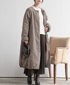 【アールピーエス/rps】の裾バルーン中綿ノーカラーロングコート 人気、トレンドファッション・服の通販 founy(ファニー) ファッション Fashion レディースファッション Fashion for Women アウター Coat / Outerwear Collection コート・ロングコート・ピーコート Long Coats, Peacoats & More インナー Innerwear バルーン Balloon, Balloon Silhouette フォルム Silhouette, Form フロント Front, Front Design ポケット Pocket, Pocket Detail ロング Long, Long-Length 防寒 Cold Protection, Winter-Ready thumbnail ブラウン|ID: prp329100004758215 ipo3291000000034840645