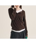 【フリークスストア/FREAK'S STORE】のベロアジャージ ヘンリーネック トップス 人気、トレンドファッション・服の通販 founy(ファニー) ファッション Fashion レディースファッション Fashion for Women トップス・カットソー Cut & Sew Tops ベロアトップス Velour Tops / Velvet-Look Items 冬 Winter / This Winter なめらか Smooth, Silky Texture インナー Innerwear カットソー Cut and Sewn Top コンパクト Compact, Small Size シンプル Simple, Minimal ストレッチ Stretch, Stretchy Fabric フィット Fit, Slim Fit ベロア Velour, Soft Velvet エレガント 上品 Elegant A/W・秋冬 Autumn/Winter thumbnail ブラウン|ID: prp329100004758234 ipo3291000000034558246