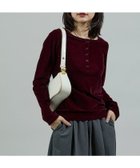 【フリークスストア/FREAK'S STORE】のベロアジャージ ヘンリーネック トップス 人気、トレンドファッション・服の通販 founy(ファニー) ファッション Fashion レディースファッション Fashion for Women トップス・カットソー Cut & Sew Tops ベロアトップス Velour Tops / Velvet-Look Items 冬 Winter / This Winter なめらか Smooth, Silky Texture インナー Innerwear カットソー Cut and Sewn Top コンパクト Compact, Small Size シンプル Simple, Minimal ストレッチ Stretch, Stretchy Fabric フィット Fit, Slim Fit ベロア Velour, Soft Velvet エレガント 上品 Elegant A/W・秋冬 Autumn/Winter thumbnail ワインレッド|ID: prp329100004758234 ipo3291000000034558249