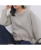【インデックス/INDEX】のフリルドッキングトップス【洗濯機OK】 人気、トレンドファッション・服の通販 founy(ファニー) ファッション Fashion レディースファッション Fashion for Women トップス・カットソー Cut & Sew Tops シンプル Simple, Minimal スタイリッシュ Stylish, Fashionable スマート Smart, Elegant フォーマル Formal, Dressy フリル Frill, Ruffle ラウンド Round, Round Neck thumbnail グレー|ID: prp329100004758235 ipo3291000000034640806