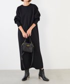 【マイカ ディール/MICA & DEAL】のコクーンダンボールカットワンピース 人気、トレンドファッション・服の通販 founy(ファニー) ファッション Fashion レディースファッション Fashion for Women ワンピース Dresses カットソー Cut and Sewn Top ストレッチ Stretch, Stretchy Fabric フォルム Silhouette, Form ポケット Pocket, Pocket Detail セレモニー Ceremony thumbnail BLACK|ID: prp329100004758316 ipo3291000000034427618