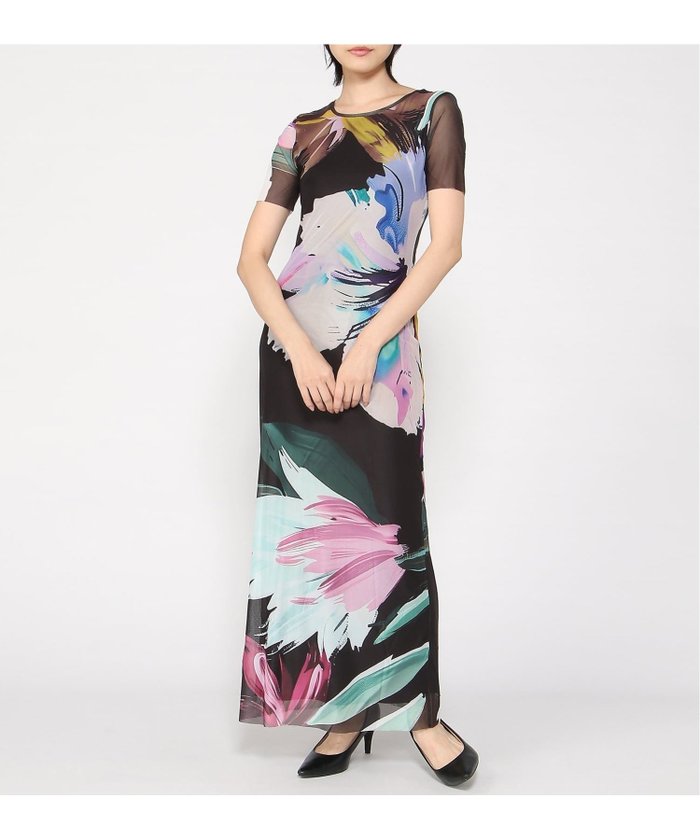 【デシグアル/Desigual】の水彩画のような花柄のフィットドレス インテリア・キッズ・メンズ・レディースファッション・服の通販 founy(ファニー) https://founy.com/ ファッション Fashion レディースファッション Fashion for Women ワンピース Dresses フォーマル・パーティードレス・結婚式用ドレス Elegant & Casual Dresses カラフル Colorful Design シューズ Shoes, Footwear デニム Denim, Jeans Material ドレス Dress, One-Piece パターン Pattern, Design Print パッチワーク Patchwork, Mixed Fabric フィット Fit, Slim Fit プリント Print, Printed Pattern メンズ Men's, Menswear |ID: prp329100004758340 ipo3291000000034589709