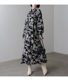 【バブ ブージュルード/Bab Bou Jeloud】のフロントフリル花柄ワンピース 人気、トレンドファッション・服の通販 founy(ファニー) ファッション Fashion レディースファッション Fashion for Women ワンピース Dresses バランス Balance, Style Balance フリル Frill, Ruffle フロント Front, Front Design プリント Print, Printed Pattern エレガント 上品 Elegant 再入荷 Restock / Back in Stock thumbnail BLACK|ID: prp329100004758358 ipo3291000000034427981