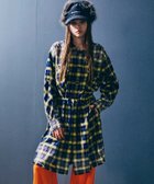 【アールエヌエー/RNA】のD1682 ハードエフェクトシャツワンピース 人気、トレンドファッション・服の通販 founy(ファニー) ファッション Fashion レディースファッション Fashion for Women ワンピース Dresses シャツワンピース / 1枚で着映えコーデ Shirt Dresses ケミカル Chemical, Chemical Wash スリット Slit, Slit Detail ダメージ Distressed, Destroyed ブラウジング Blouson Silhouette, Cinched Waist ブリーチ Bleach, Washed Finish プリント Print, Printed Pattern ミリタリー Military, Army Style 羽織 Haori, Light Jacket thumbnail イエロー/ネイビー|ID: prp329100004758361 ipo3291000000034562259