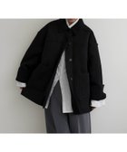 【ヘラム/hellam】のムートンボアリバーシブルコート 人気、トレンドファッション・服の通販 founy(ファニー) ファッション Fashion レディースファッション Fashion for Women アウター Coat / Outerwear Collection コート・ロングコート・ピーコート Long Coats, Peacoats & More リバーシブル Reversible, Two-Sided thumbnail ブラック|ID: prp329100004758367 ipo3291000000034728133
