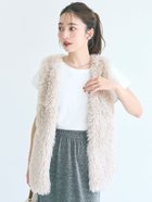 【コカ/COCA】のファーベスト 人気、トレンドファッション・服の通販 founy(ファニー) ファッション Fashion レディースファッション Fashion for Women アウター Coat / Outerwear Collection トップス・カットソー Cut & Sew Tops ベスト&ジレ / 重ね着スタイル Vests & Gilets カットソー Cut and Sewn Top シンプル Simple, Minimal スキニー Skinny, Slim Fit タートルネック Turtleneck, High Neck トレンド Trend, Trending Now ノースリーブ Sleeveless, No-Sleeve フェイクファー Faux Fur, Imitation Fur ベスト Vest, Waistcoat ポケット Pocket, Pocket Detail 羽織 Haori, Light Jacket 無地 Plain, Solid Color A/W・秋冬 Autumn/Winter エレガント 上品 Elegant 2025年 2025 2025-2026秋冬・A/W Autumn/Winter 2025–26 AW25–26 thumbnail Lt.beige|ID: prp329100004758446 ipo3291000000034482381