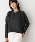 【デッサン/Dessin】の【洗える】クルーネックワイドニット 人気、トレンドファッション・服の通販 founy(ファニー) ファッション Fashion レディースファッション Fashion for Women トップス・カットソー Cut & Sew Tops ニット Knit Tops & Sweaters なめらか Smooth, Silky Texture ウォーム Warm Fabric クロップド Cropped, Short Length スマート Smart, Elegant バランス Balance, Style Balance ボックス Boxy, Box Shape リラックス Relax, Relaxed Fit ワイド Wide, Wide Fit 洗える Machine Washable thumbnail チャコールグレー|ID: prp329100004758505 ipo3291000000034619085