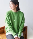【デッサン/Dessin】の【洗える】クルーネックワイドニット 人気、トレンドファッション・服の通販 founy(ファニー) ファッション Fashion レディースファッション Fashion for Women トップス・カットソー Cut & Sew Tops ニット Knit Tops & Sweaters なめらか Smooth, Silky Texture ウォーム Warm Fabric クロップド Cropped, Short Length スマート Smart, Elegant バランス Balance, Style Balance ボックス Boxy, Box Shape リラックス Relax, Relaxed Fit ワイド Wide, Wide Fit 洗える Machine Washable thumbnail グリーン|ID: prp329100004758505 ipo3291000000034619088