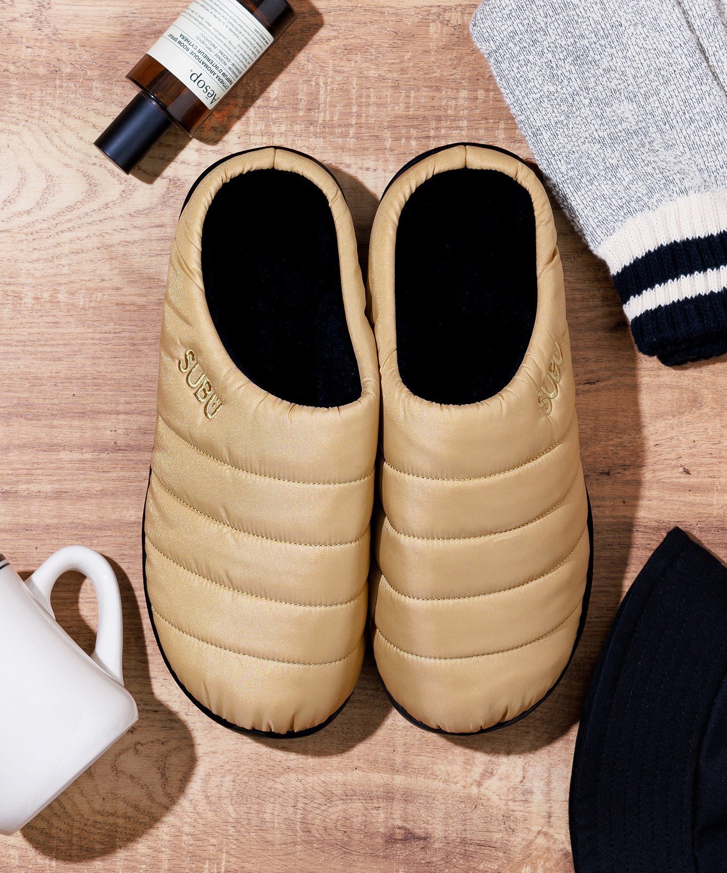 【セットアップセブン/SETUP7】のSUBU/WINTER SANDALS スリッポン/サンダル テフロン加工/4層クッション インテリア・キッズ・メンズ・レディースファッション・服の通販 founy(ファニー) 　ファッション　Fashion　レディースファッション　Fashion for Women　インソール　Shoe Insole　クッション　Cushion, Throw Pillow　コーティング　Coating, Coated Finish　サンダル　Sandals, Summer Shoes　スタンダード　Standard, Basic　スリッポン　Slip-On, Loafer　ダウン　Down, Puffer　フィット　Fit, Slim Fit　リラックス　Relax, Relaxed Fit　冬　Winter / This Winter　A/W・秋冬　Autumn/Winter　再入荷　Restock / Back in Stock　BGE|ID: prp329100004758521 ipo3291000000035176674