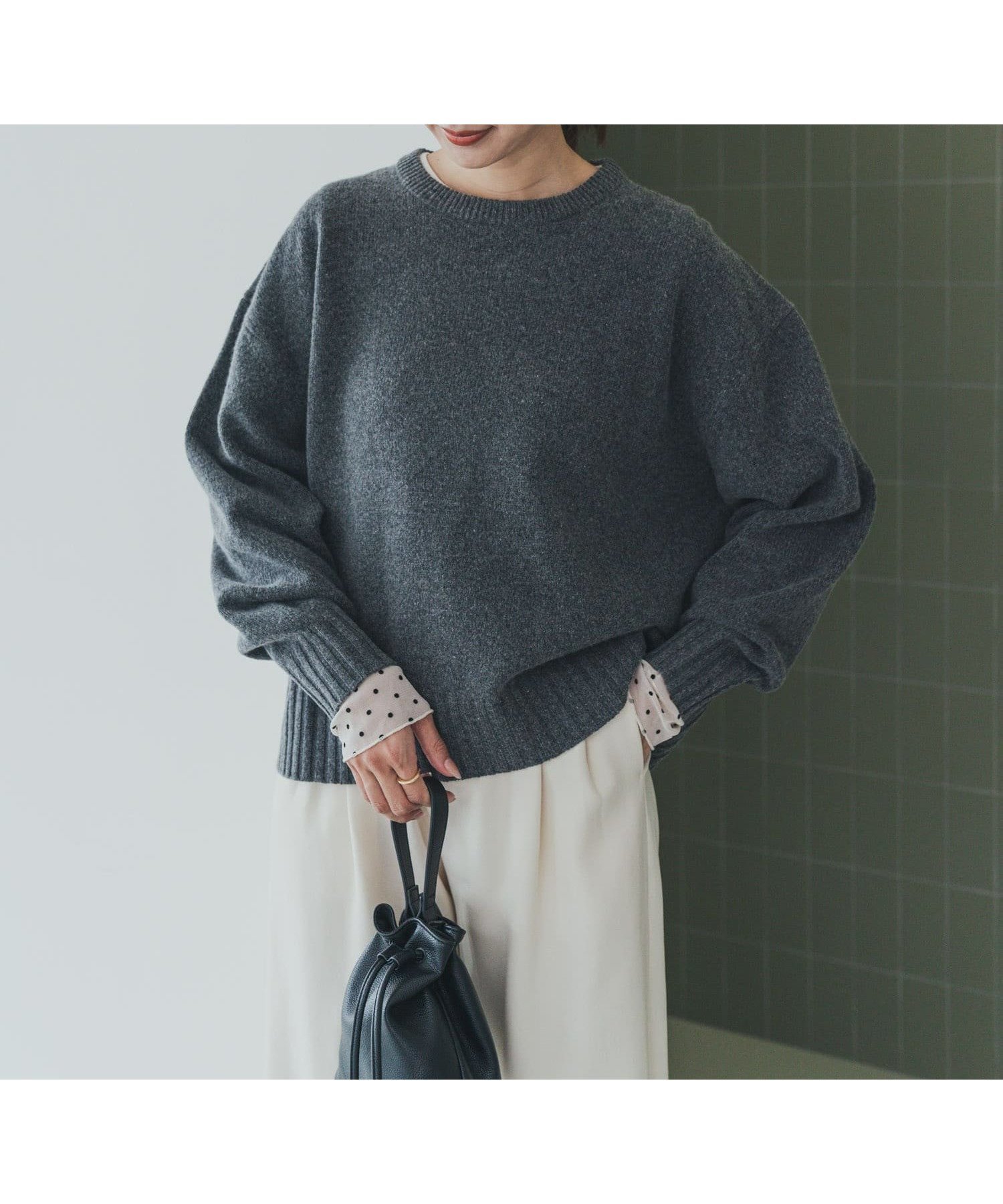 【アーバンリサーチ ドアーズ/URBAN RESEARCH DOORS】のハミルトンウールクルーワイドプルオーバー 人気、トレンドファッション・服の通販 founy(ファニー) ファッション Fashion レディースファッション Fashion for Women トップス・カットソー Cut & Sew Tops カジュアルプルオーバー・ニットトップス Pullovers & Knit Tops / Casual Pullovers 2025年 2025 2025-2026秋冬・A/W Autumn/Winter 2025–26 AW25–26 冬 Winter / This Winter シンプル Simple, Minimal スリーブ Sleeve, Long Sleeve / Short Sleeve ベーシック Basic, Essential エレガント 上品 Elegant A/W・秋冬 Autumn/Winter other-1|ID: prp329100004758541 ipo3291000000034672417