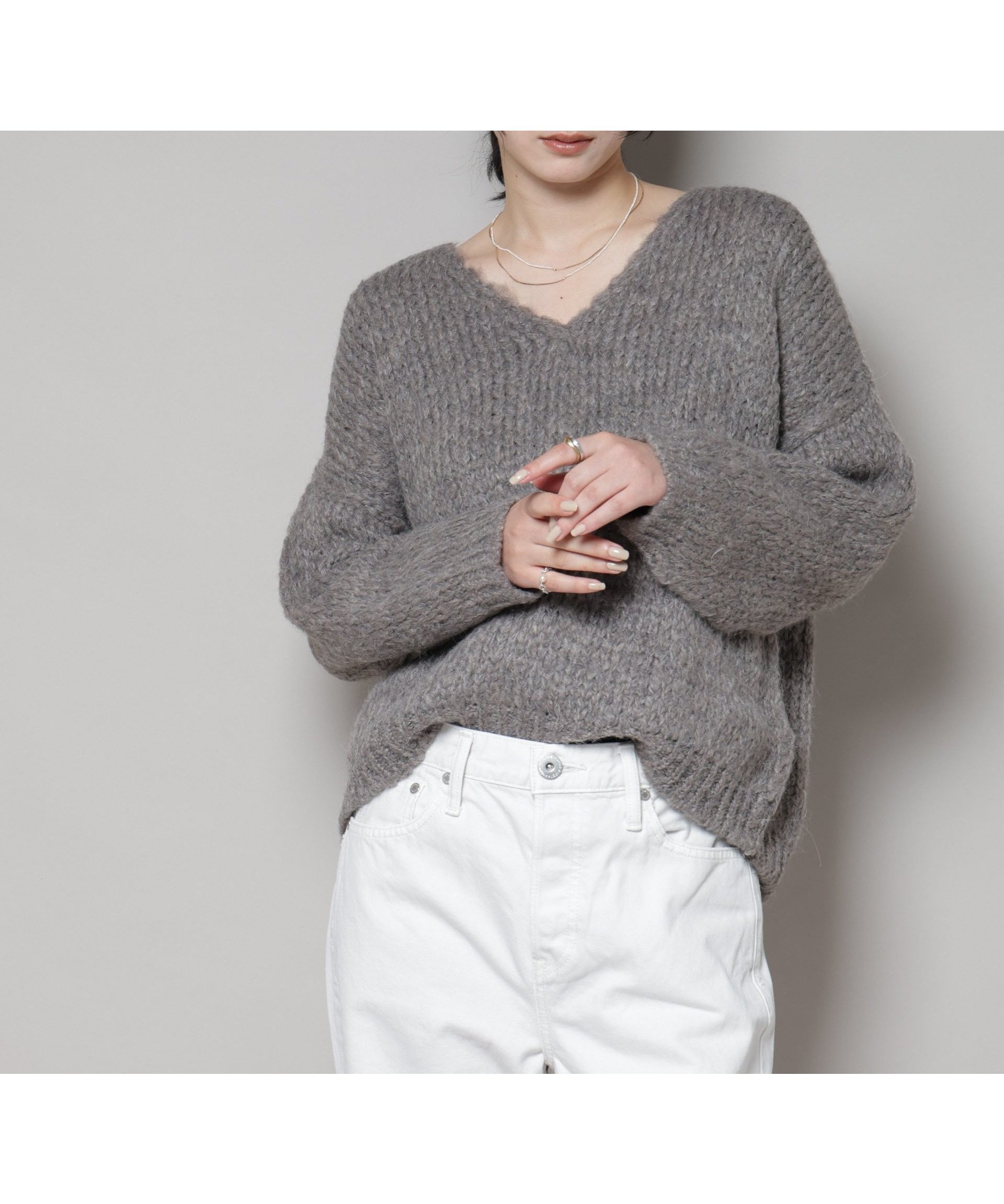 【ナノ ユニバース/nano universe】のTRICOTS JEAN MARC/Vネックプルオーバー 人気、トレンドファッション・服の通販 founy(ファニー)  ファッション Fashion レディースファッション Fashion for Women トップス・カットソー Cut & Sew Tops カジュアルプルオーバー・ニットトップス Pullovers & Knit Tops / Casual Pullovers Vネックトップス V-Neck Tops / V-Cut Neckline Shirts インナー Innerwear エレガント 上品 Elegant カットソー Cut and Sewn Top 今季 This Season, Current Season シンプル Simple, Minimal デニム Denim, Jeans Material フォルム Silhouette, Form フランス France, French リラックス Relax, Relaxed Fit ワイド Wide, Wide Fit A/W・秋冬 Autumn/Winter おすすめ Recommended / Our Picks 2025年 2025 2025-2026秋冬・A/W Autumn/Winter 2025–26 AW25–26  other-1|ID: prp329100004758542 ipo3291000000034430041