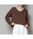 【ナノ ユニバース/nano universe】のTRICOTS JEAN MARC/Vネックプルオーバー 人気、トレンドファッション・服の通販 founy(ファニー) ファッション Fashion レディースファッション Fashion for Women トップス・カットソー Cut & Sew Tops カジュアルプルオーバー・ニットトップス Pullovers & Knit Tops / Casual Pullovers Vネックトップス V-Neck Tops / V-Cut Neckline Shirts インナー Innerwear エレガント 上品 Elegant カットソー Cut and Sewn Top 今季 This Season, Current Season シンプル Simple, Minimal デニム Denim, Jeans Material フォルム Silhouette, Form フランス France, French リラックス Relax, Relaxed Fit ワイド Wide, Wide Fit A/W・秋冬 Autumn/Winter おすすめ Recommended / Our Picks 2025年 2025 2025-2026秋冬・A/W Autumn/Winter 2025–26 AW25–26 thumbnail D.ブラウン2|ID: prp329100004758542 ipo3291000000034430046