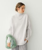 【ベイフロー/BAYFLOW】のふっくら軽くあったか ブークレタートルニットプルオーバー ライトグレー12|ID: prp329100004758551 ipo3291000000034430100