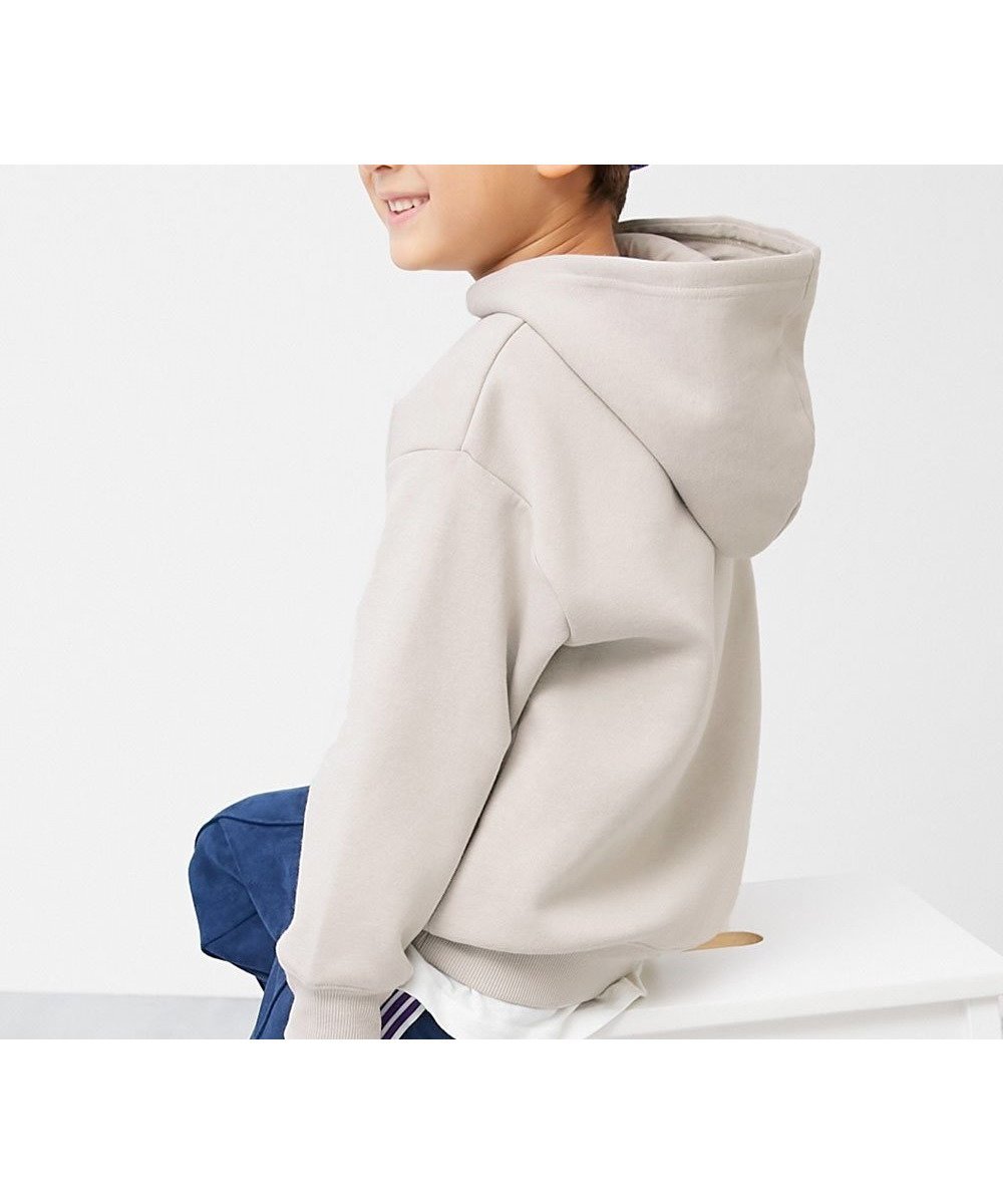 【デビロック/devirock / KIDS】のビッグシルエット 裏起毛プルパーカー プルパーカー パーカー トップス 25AW インテリア・キッズ・メンズ・レディースファッション・服の通販 founy(ファニー) 　ファッション　Fashion　キッズファッション　Fashion for Kids　トップス・カットソー　Cut & Sew Tops　シンプル　Simple, Minimal　トレンド　Trend, Trending Now　パーカー　Hoodie, Parka　ビッグ　Big, Oversized　おすすめ　Recommended / Our Picks　2025年　2025　2025-2026秋冬・A/W　Autumn/Winter 2025–26 AW25–26　Lグレー|ID: prp329100004758594 ipo3291000000034670210