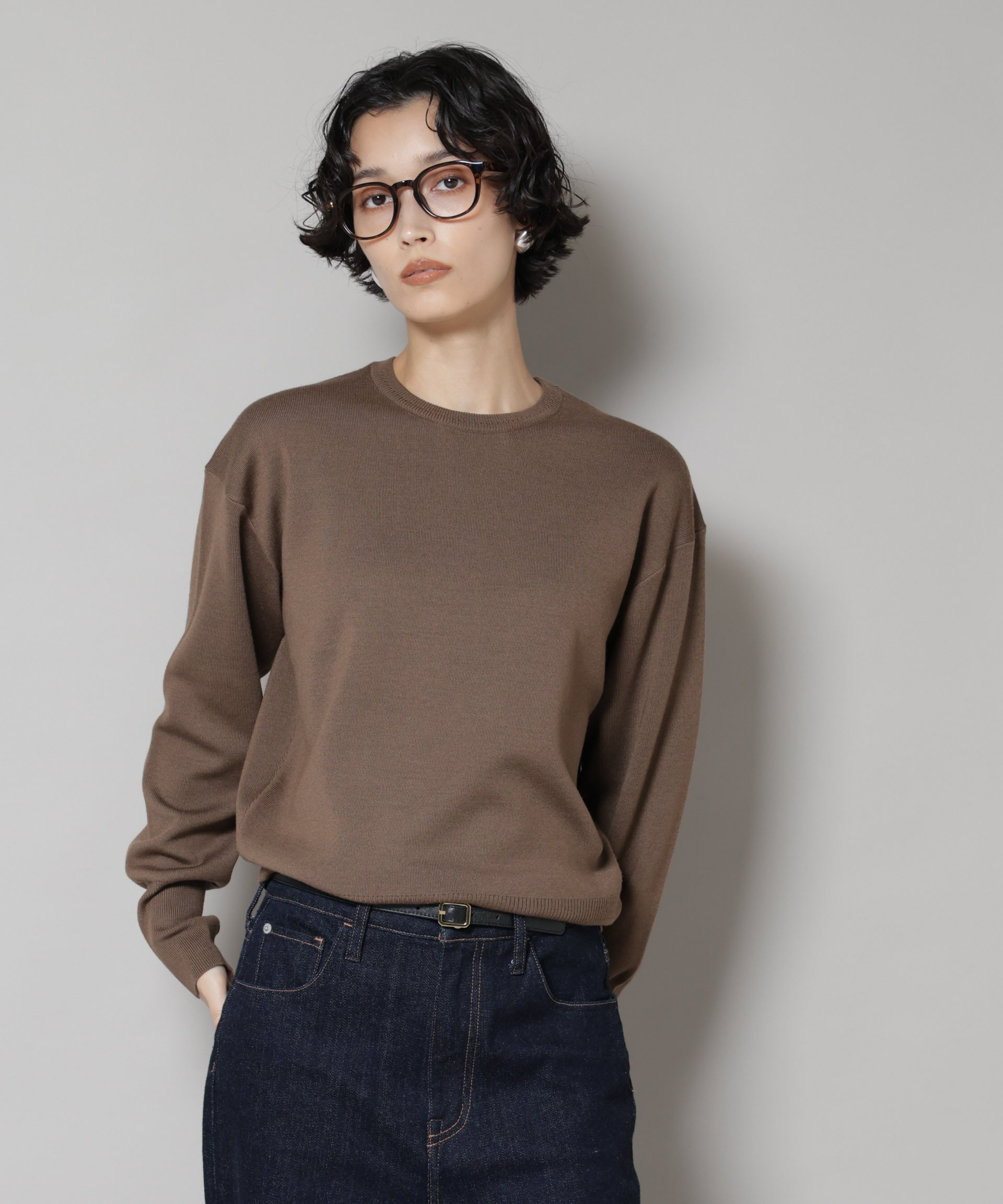 【ナノ ユニバース/nano universe】の毛玉レスニットスムースクルーネックプルオーバー 人気、トレンドファッション・服の通販 founy(ファニー) 　ファッション　Fashion　レディースファッション　Fashion for Women　トップス・カットソー　Cut & Sew Tops　ニット　Knit Tops & Sweaters　カジュアルプルオーバー・ニットトップス　Pullovers & Knit Tops / Casual Pullovers　ウォッシャブル　Machine Washable　春　Spring　シンプル　Simple, Minimal　定番　Standard, Basic Item　なめらか　Smooth, Silky Texture　人気　Popular, Best Seller　ベーシック　Basic, Essential　冬　Winter / This Winter　A/W・秋冬　Autumn/Winter　エレガント 上品　Elegant　2025年　2025　2025-2026秋冬・A/W　Autumn/Winter 2025–26 AW25–26　 other-1|ID: prp329100004758623 ipo3291000000034430961