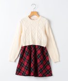 【シップス/SHIPS / KIDS】のSHIPS KIDS 100~130cm / 洗濯機可能 ケーブルニット ドッキング ワンピース 人気、トレンドファッション・服の通販 founy(ファニー) ファッション Fashion キッズファッション Fashion for Kids ワンピース Dresses クラシカル Classical, Vintage-Inspired シンプル Simple, Minimal チェック Check, Plaid, Tartan ドッキング Docking, Mixed Material ポケット Pocket, Pocket Detail A/W・秋冬 Autumn/Winter エレガント 上品 Elegant thumbnail オフホワイト|ID: prp329100004758678 ipo3291000000034720702