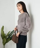 【アー ヴェー ヴェー/a.v.v】のミックスファンシーヤーンニット グレー|ID: prp329100004758742 ipo3291000000034431933