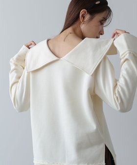 【バブ ブージュルード/Bab Bou Jeloud】のビッグカラー2WAYスウェットトップス 人気、トレンドファッション・服の通販 founy(ファニー) ファッション Fashion レディースファッション Fashion for Women トップス・カットソー Cut & Sew Tops レディースパーカー・カジュアルフーディー Casual Hoodies & Sweatshirts スウェット・クルーネックトップス Sweatshirts & Crewnecks / Relaxed Fit Sweat Tops ショート Short, Short Length スウェット / スエット Sweatshirt, Sweatwear スポーティ Sporty, Casual Athletic スマート Smart, Elegant タイトスカート Pencil Skirt, Tight Skirt チェック Check, Plaid, Tartan デニム Denim, Jeans Material ビッグ Big, Oversized フレア Flare, Flared A/W・秋冬 Autumn/Winter 再入荷 Restock / Back in Stock おすすめ Recommended / Our Picks |ID:prp329100004758755