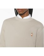 【メゾン キツネ/MAISON KITSUNE】のMaison Kitsune/LADY FOX CROPPED SWEATSHIRT 人気、トレンドファッション・服の通販 founy(ファニー) ファッション Fashion レディースファッション Fashion for Women トップス・カットソー Cut & Sew Tops シャツ・ブラウス・オフィスカジュアル Elegant Blouses & Button-Ups レディースパーカー・カジュアルフーディー Casual Hoodies & Sweatshirts ロングTシャツ・Tシャツ Longline T-Shirts & Tees スウェット・クルーネックトップス Sweatshirts & Crewnecks / Relaxed Fit Sweat Tops 冬 Winter / This Winter パッチ Patch, Appliqué フレンチ French, French Style エレガント 上品 Elegant A/W・秋冬 Autumn/Winter thumbnail FEATHER BEIGE|ID: prp329100004758772 ipo3291000000034672349