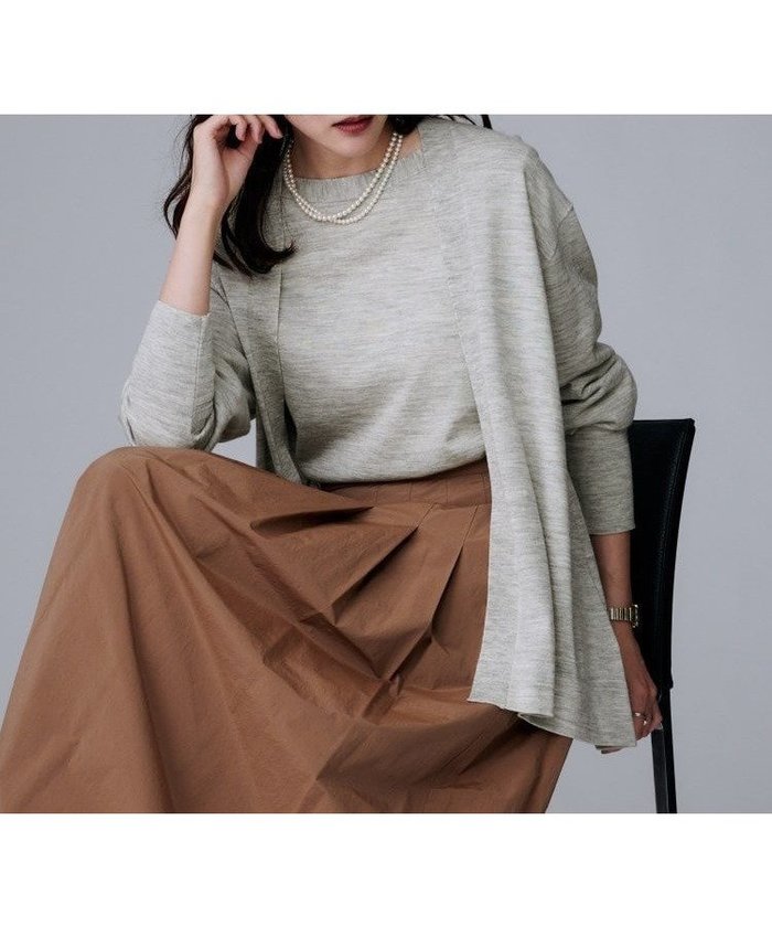 【アンタイトル/UNTITLED】の【アンサンブル可/オフィス/ボタンなし】シルクウールカシミヤ 着流しカーディガン インテリア・キッズ・メンズ・レディースファッション・服の通販 founy(ファニー) https://founy.com/ ファッション Fashion レディースファッション Fashion for Women トップス・カットソー Cut & Sew Tops カーディガン・羽織り Layered Style Cardigans アンサンブルニット Knit Ensembles & Twin Sets アンサンブル Ensemble Set インナー Innerwear カーディガン Cardigan, Knitwear コンパクト Compact, Small Size シルク Silk, 100% Silk スマート Smart, Elegant ヘムライン Hemline, Bottom Cut ミックス Mix, Mixed Style ワイド Wide, Wide Fit おすすめ Recommended / Our Picks エレガント 上品 Elegant |ID: prp329100004758782 ipo3291000000034432260