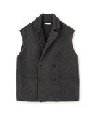 【トゥモローランド/TOMORROWLAND】のラムズウール スリーブレスダブルジャケット 人気、トレンドファッション・服の通販 founy(ファニー) ファッション Fashion レディースファッション Fashion for Women アウター Coat / Outerwear Collection レディースジャケット・軽アウター Jackets インナー Innerwear エレガント 上品 Elegant ジャケット Jacket, Outerwear スリーブ Sleeve, Long Sleeve / Short Sleeve ダブル Double, Double-Breasted リラックス Relax, Relaxed Fit おすすめ Recommended / Our Picks thumbnail 17 チャコールグレー|ID: prp329100004758868 ipo3291000000034650932