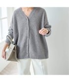 【スピック&スパン/Spick & Span】のフォックスウールミックス2WAYカーディガン グレーA|ID: prp329100004758918 ipo3291000000034773419