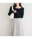 【ナチュラルクチュール/natural couture】のオフショルデザインニット 人気、トレンドファッション・服の通販 founy(ファニー) ファッション Fashion レディースファッション Fashion for Women トップス・カットソー Cut & Sew Tops ニット Knit Tops & Sweaters シンプル Simple, Minimal デニム Denim, Jeans Material フェミニン Feminine, Girly フレア Flare, Flared ワイド Wide, Wide Fit 再入荷 Restock / Back in Stock おすすめ Recommended / Our Picks エレガント 上品 Elegant 2025年 2025 2025-2026秋冬・A/W Autumn/Winter 2025–26 AW25–26 thumbnail ブラック|ID: prp329100004758937 ipo3291000000034833277
