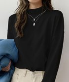 【ドゥーラドゥーラ/Doula Doula】のDoula Doula/ハイネックシンプルカットソー 人気、トレンドファッション・服の通販 founy(ファニー) ファッション Fashion レディースファッション Fashion for Women トップス・カットソー Cut & Sew Tops カットソー・ベーシックTシャツ Cut-and-Sewn Tops / Stretch Tees & Basics サロペット Overalls, Salopette ショルダー Shoulder, Shoulder Strap シンプル Simple, Minimal ジャケット Jacket, Outerwear デニム Denim, Jeans Material トレンド Trend, Trending Now ドロップ Drop Shoulder, Dropped Style ハイネック High Neck, Mock Neck バランス Balance, Style Balance フィット Fit, Slim Fit ボトルネック Bottle Neck, Mock Neck ロング Long, Long-Length thumbnail ブラック|ID: prp329100004758942 ipo3291000000034650150