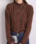 【ドゥーラドゥーラ/Doula Doula】のDoula Doula/ハイネックシンプルカットソー 人気、トレンドファッション・服の通販 founy(ファニー) ファッション Fashion レディースファッション Fashion for Women トップス・カットソー Cut & Sew Tops カットソー・ベーシックTシャツ Cut-and-Sewn Tops / Stretch Tees & Basics サロペット Overalls, Salopette ショルダー Shoulder, Shoulder Strap シンプル Simple, Minimal ジャケット Jacket, Outerwear デニム Denim, Jeans Material トレンド Trend, Trending Now ドロップ Drop Shoulder, Dropped Style ハイネック High Neck, Mock Neck バランス Balance, Style Balance フィット Fit, Slim Fit ボトルネック Bottle Neck, Mock Neck ロング Long, Long-Length thumbnail ブラウン|ID: prp329100004758942 ipo3291000000034650154