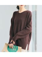 【コカ/COCA】の【新色追加】ふあふあヤク風Vネックプルオーバーニット Brown|ID: prp329100004759091 ipo3291000000034435028