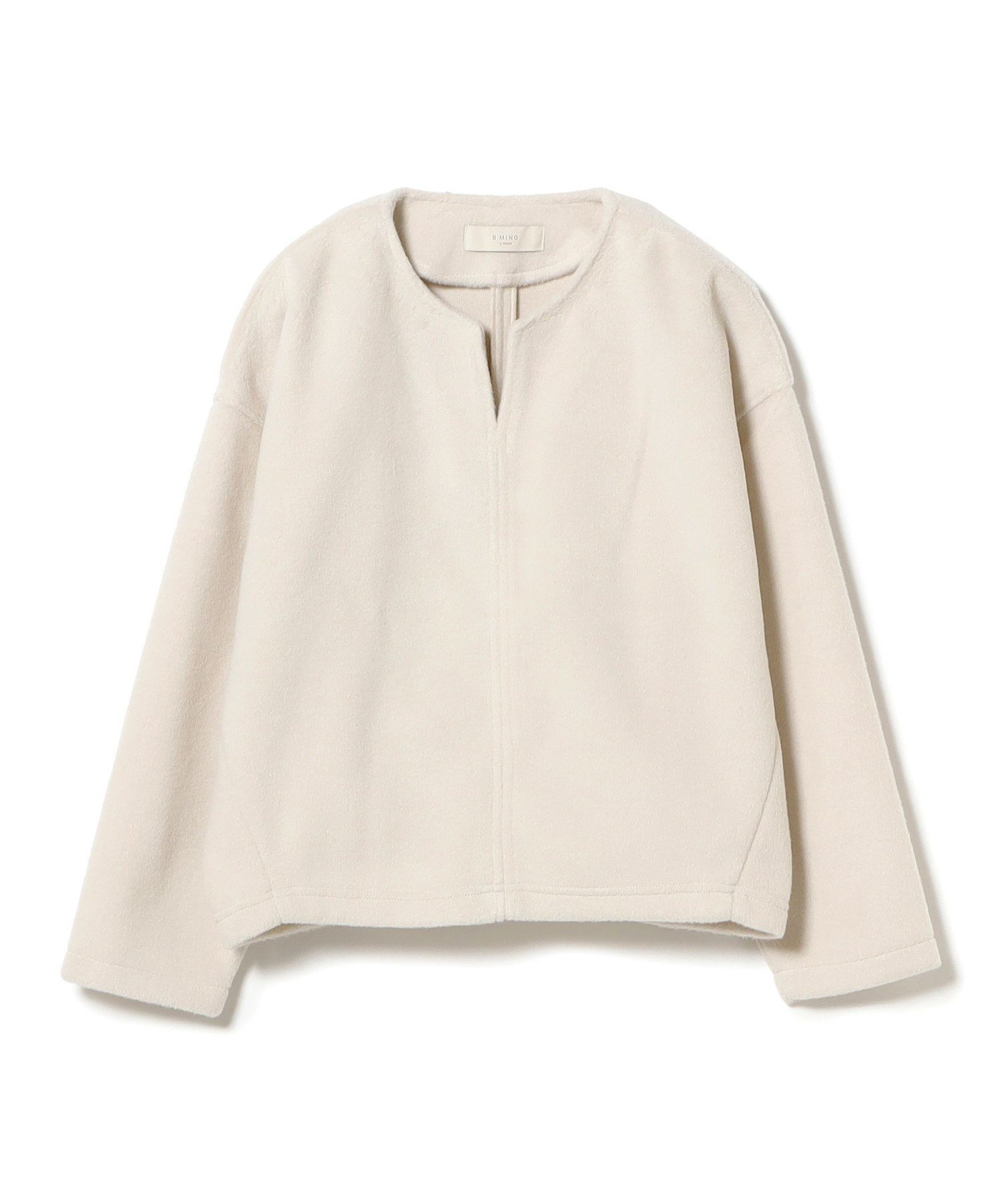 【ビームス ウイメン/BEAMS】のカット シャギー プルオーバー(S~M) インテリア・キッズ・メンズ・レディースファッション・服の通販 founy(ファニー)  ファッション Fashion レディースファッション Fashion for Women トップス・カットソー Cut & Sew Tops カジュアルプルオーバー・ニットトップス Pullovers & Knit Tops / Casual Pullovers エアリー Airy Texture サテン Satin, Glossy Fabric シンプル Simple, Minimal スキッパー Skipper, Open Collar ストレート Straight, Straight Cut スリーブ Sleeve, Long Sleeve / Short Sleeve デコルテ Décolleté, Neckline 再入荷 Restock / Back in Stock おすすめ Recommended / Our Picks IVORY|ID: prp329100004759092 ipo3291000000034435046