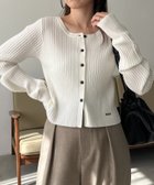 【カプリシューレマージュ/CAPRICIEUX LEMAGE】の【新色/オフホワイト】【前後2WAY】カーブスリーブリブニット 人気、トレンドファッション・服の通販 founy(ファニー) ファッション Fashion レディースファッション Fashion for Women トップス・カットソー Cut & Sew Tops ニット Knit Tops & Sweaters カーディガン Cardigan, Knitwear コンパクト Compact, Small Size コーデュロイ Corduroy, Cord Fabric ショート Short, Short Length シンプル Simple, Minimal トレンド Trend, Trending Now バランス Balance, Style Balance プレート Plate, Dish ベロア Velour, Soft Velvet マキシ Maxi, Full Length ワイド Wide, Wide Fit ワンポイント One Point, Statement Accent 人気 Popular, Best Seller 台形 A-Line, Trapezoid Shape thumbnail オフホワイト|ID: prp329100004759104 ipo3291000000034604061