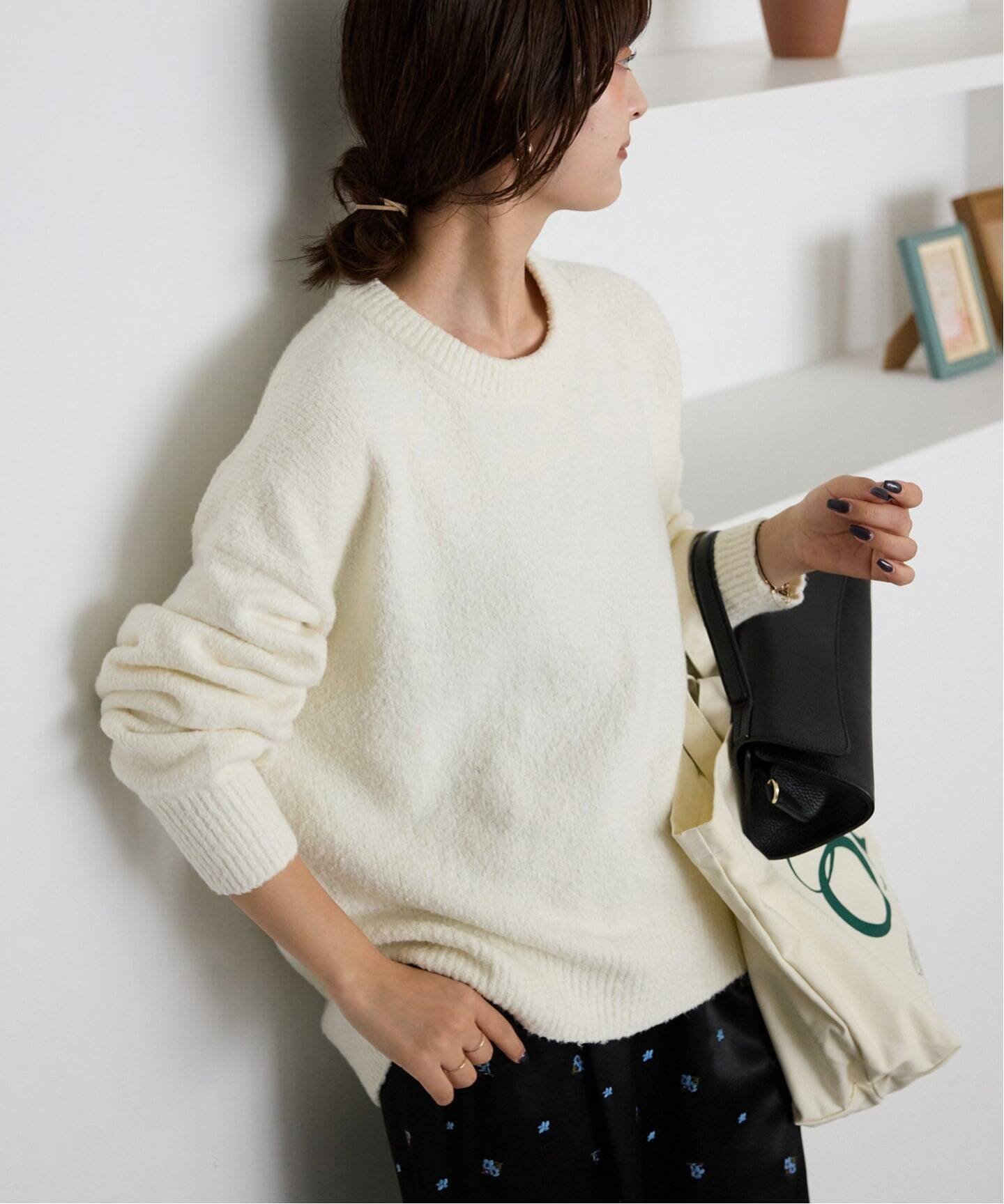 【スローブ イエナ/SLOBE IENA】のAir Fit ニットプルオーバー 人気、トレンドファッション・服の通販 founy(ファニー) ファッション Fashion レディースファッション Fashion for Women トップス・カットソー Cut & Sew Tops ニット Knit Tops & Sweaters カジュアルプルオーバー・ニットトップス Pullovers & Knit Tops / Casual Pullovers 2025年 2025 2025-2026秋冬・A/W Autumn/Winter 2025–26 AW25–26 おすすめ Recommended / Our Picks インナー Innerwear シンプル Simple, Minimal デニム Denim, Jeans Material フレア Flare, Flared other-1|ID: prp329100004759105 ipo3291000000035099316