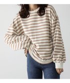 【ラジュール/Lajour】のワッフルルーズTシャツ 人気、トレンドファッション・服の通販 founy(ファニー) ファッション Fashion レディースファッション Fashion for Women トップス・カットソー Cut & Sew Tops シャツ・ブラウス・オフィスカジュアル Elegant Blouses & Button-Ups ロングTシャツ・Tシャツ Longline T-Shirts & Tees おすすめ Recommended / Our Picks フェミニン Feminine, Girly ボーダー Border, Stripe ルーズ Loose, Oversized ワッフル Waffle, Waffle Knit 定番 Standard, Basic Item thumbnail 長袖ブラウン|ID: prp329100004759108 ipo3291000000034435231