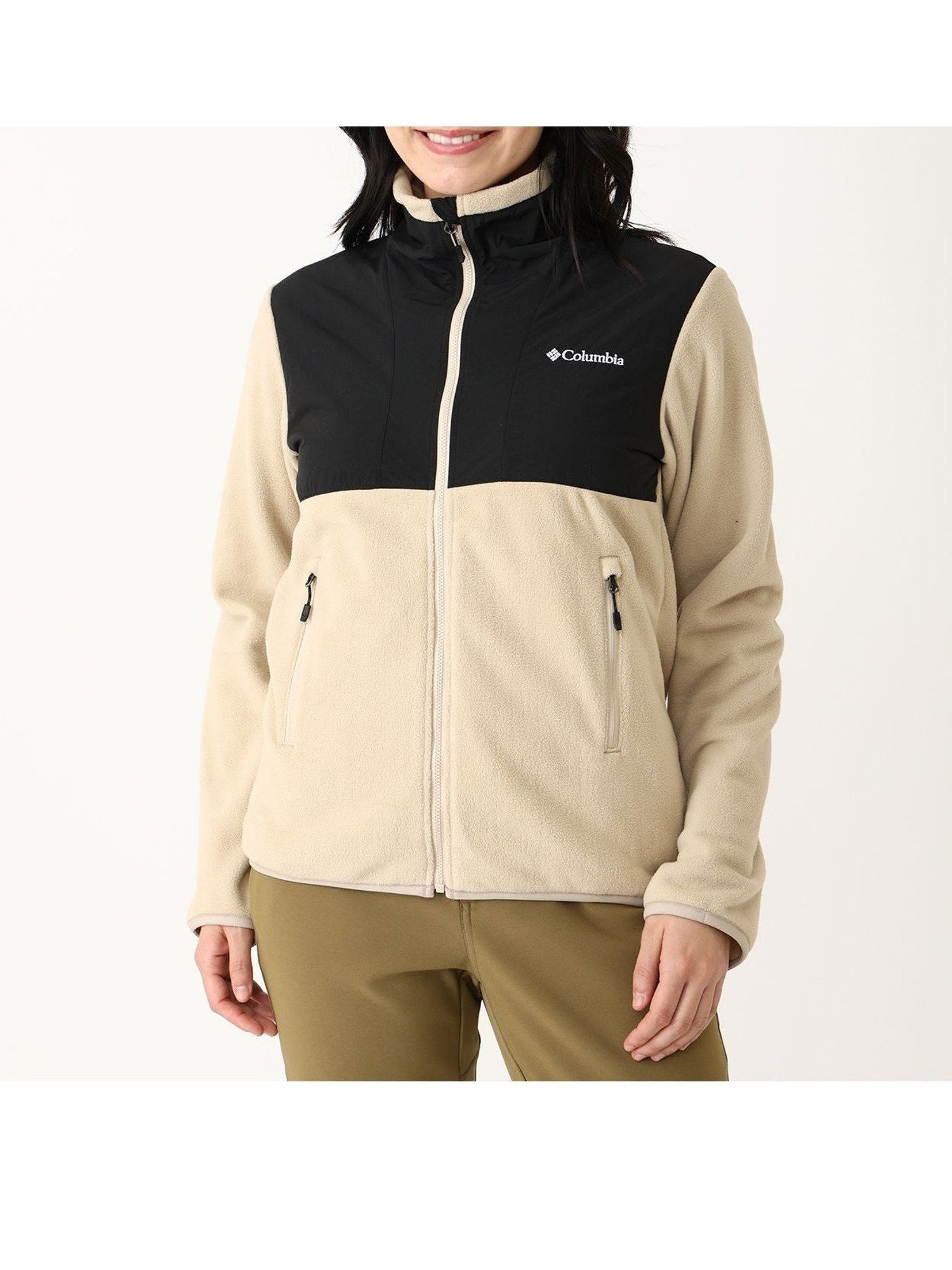 【コロンビア/Columbia】のColumbia/ ウィメンズライトキャニオンフリースジャケット /コロンビア インテリア・キッズ・メンズ・レディースファッション・服の通販 founy(ファニー) 　ファッション　Fashion　レディースファッション　Fashion for Women　アウター　Coat / Outerwear Collection　レディースジャケット・軽アウター　Jackets　ジャケット　Jacket, Outerwear　ストレッチ　Stretch, Stretchy Fabric　ハンド　Hand, Handmade　パターン　Pattern, Design Print　フィット　Fit, Slim Fit　ポケット　Pocket, Pocket Detail　ロング　Long, Long-Length　軽量　Lightweight, Ultra Light　ベージュ[005001]|ID: prp329100004759141 ipo3291000000034435483