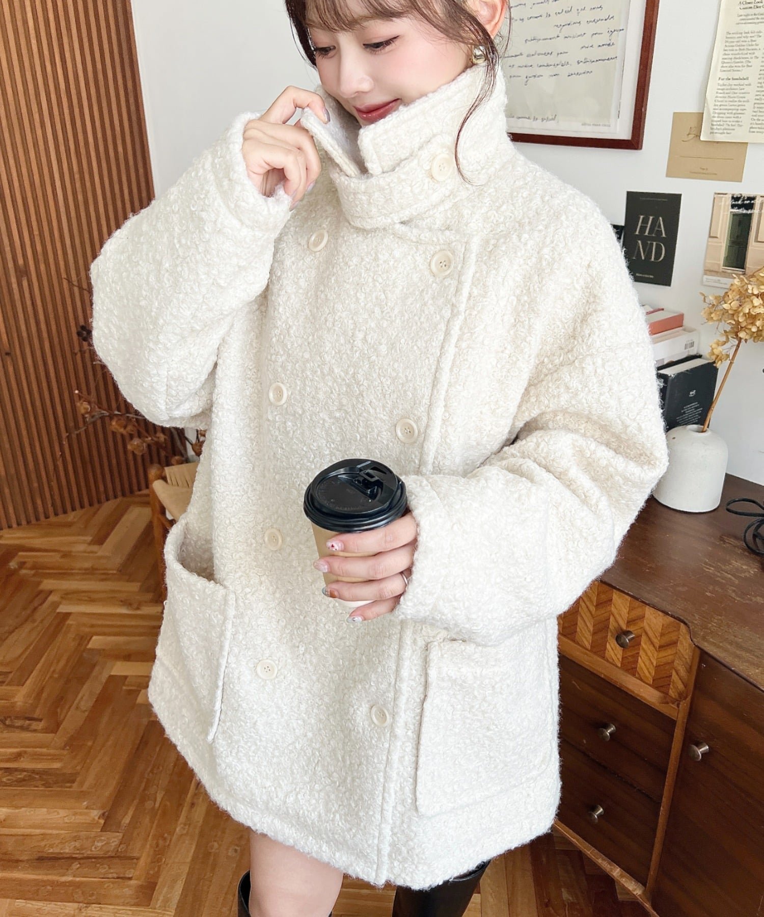 【モーメントプラス/moment+ / MEN】のフェイクリングウール2WAYアレンジカラーPコート インテリア・キッズ・メンズ・レディースファッション・服の通販 founy(ファニー) ファッション Fashion メンズファッション Fashion for Men ショルダー Shoulder, Shoulder Strap ショート Short, Short Length シンプル Simple, Minimal ジャケット Jacket, Outerwear スタンド Stand Collar, Upright Stand スリーブ Sleeve, Long Sleeve / Short Sleeve ダブル Double, Double-Breasted デニム Denim, Jeans Material トレンド Trend, Trending Now ドロップ Drop Shoulder, Dropped Style 定番 Standard, Basic Item バランス Balance, Style Balance フレア Flare, Flared プリーツ Pleats, Pleated ベーシック Basic, Essential ポケット Pocket, Pocket Detail ミドル Middle Length, Mid Height ワイド Wide, Wide Fit 冬 Winter / This Winter 再入荷 Restock / Back in Stock プチプライス・低価格 Affordable / Budget Price おすすめ Recommended / Our Picks エレガント 上品 Elegant ビジネス 仕事 通勤 Business / Work / Commuting アイボリー|ID: prp329100004759147 ipo3291000000034435572