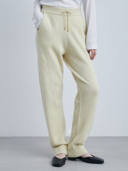 【ミースロエ/MIESROHE】のソフトシャギーイージーニットPT インテリア・キッズ・メンズ・レディースファッション・服の通販 founy(ファニー) 　ファッション　Fashion　レディースファッション　Fashion for Women　トップス・カットソー　Cut & Sew Tops　ニット　Knit Tops & Sweaters　スタイリッシュ　Stylish, Fashionable　スマート　Smart, Elegant　セットアップ　Set-Up, Coordinated Outfit　YEL[032]|ID: prp329100004759159 ipo3291000000034435703