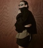 【ルシェル ブルー/LE CIEL BLEU】のジップアップダブルフェイスブルゾン / Zip-Up Double-Face Blouson ブラック|ID: prp329100004759171 ipo3291000000034518790