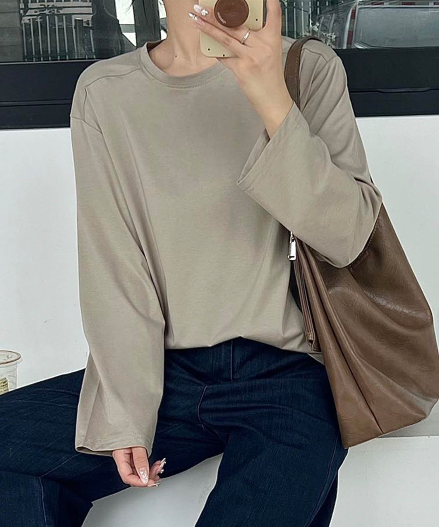 【その他のブランド/Other】の【DECADE CLASSIC】ベーシックロングスリーブTシャツ 人気、トレンドファッション・服の通販 founy(ファニー) ファッション Fashion レディースファッション Fashion for Women トップス・カットソー Cut & Sew Tops シャツ・ブラウス・オフィスカジュアル Elegant Blouses & Button-Ups ロングTシャツ・Tシャツ Longline T-Shirts & Tees シンプル Simple, Minimal ジャケット Jacket, Outerwear ジーンズ Jeans, Denim Pants スタンダード Standard, Basic ストレッチ Stretch, Stretchy Fabric スラックス Slacks, Dress Pants スリーブ Sleeve, Long Sleeve / Short Sleeve フィット Fit, Slim Fit マキシ Maxi, Full Length ラウンド Round, Round Neck ロング Long, Long-Length other-1|ID: prp329100004759180 ipo3291000000034435931